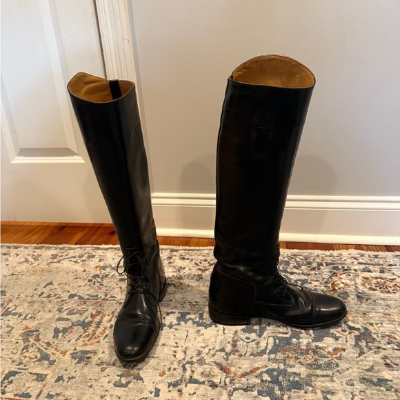 Equestrian,Grand Prix Black Riding Boots,Service Riding Apparel ,#5525 WW Size 9 - Picture 1 of 14